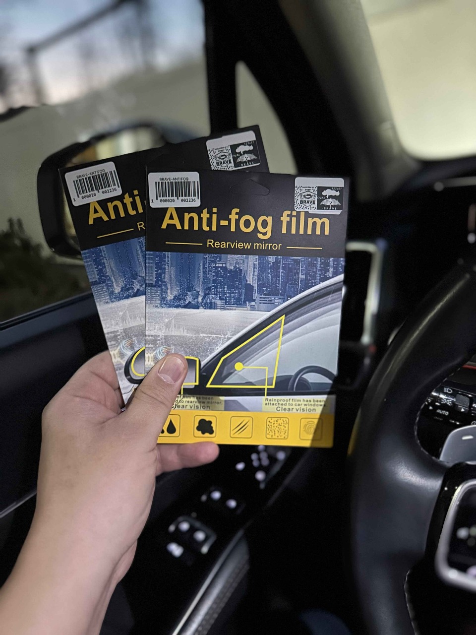 ESPEJO STICKER RETROVISOR IMPERM.